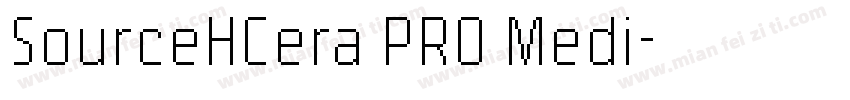 SourceHCera PRO Medi字体转换
